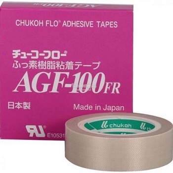 Băng keo chịu nhiệt PTFE Chukoh AGF-100FR 0.18mmx13mmx10M